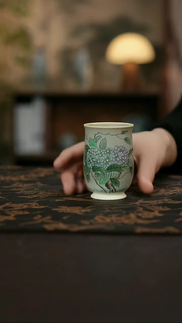 景德镇陶瓷杯碗柴烧多人