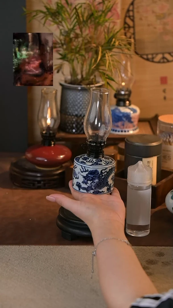 景德镇陶瓷香薰灯摆件