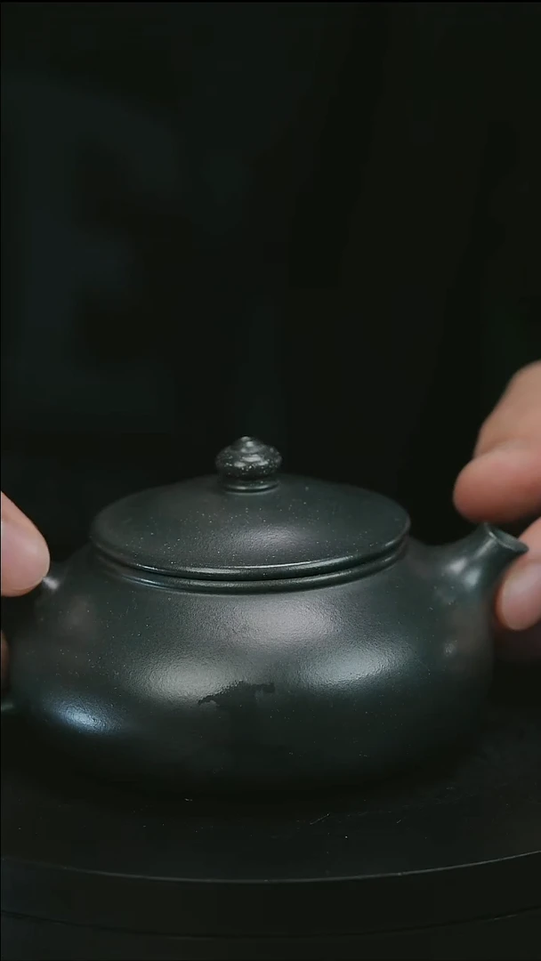 茶壶紫砂H1542陈伟绿泥寒江