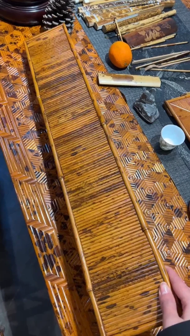 【闪购商品】扇子梅鹿竹杯架晾杯架