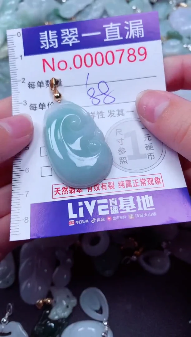 吊坠(不含链)未镶嵌翡翠789
