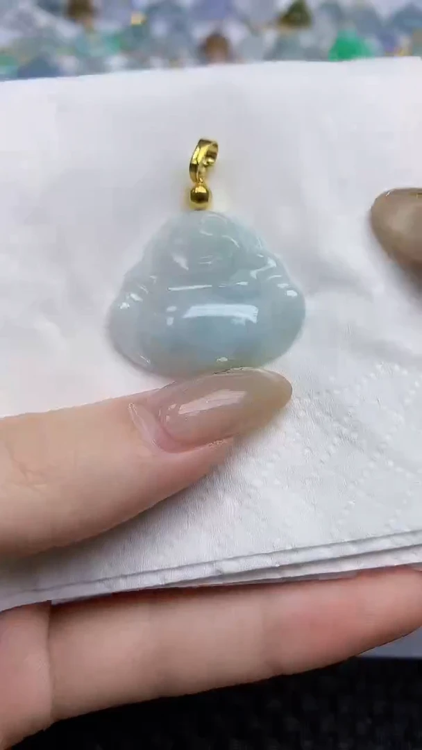 【闪购商品】翡翠颈饰未镶嵌天然A货翡翠