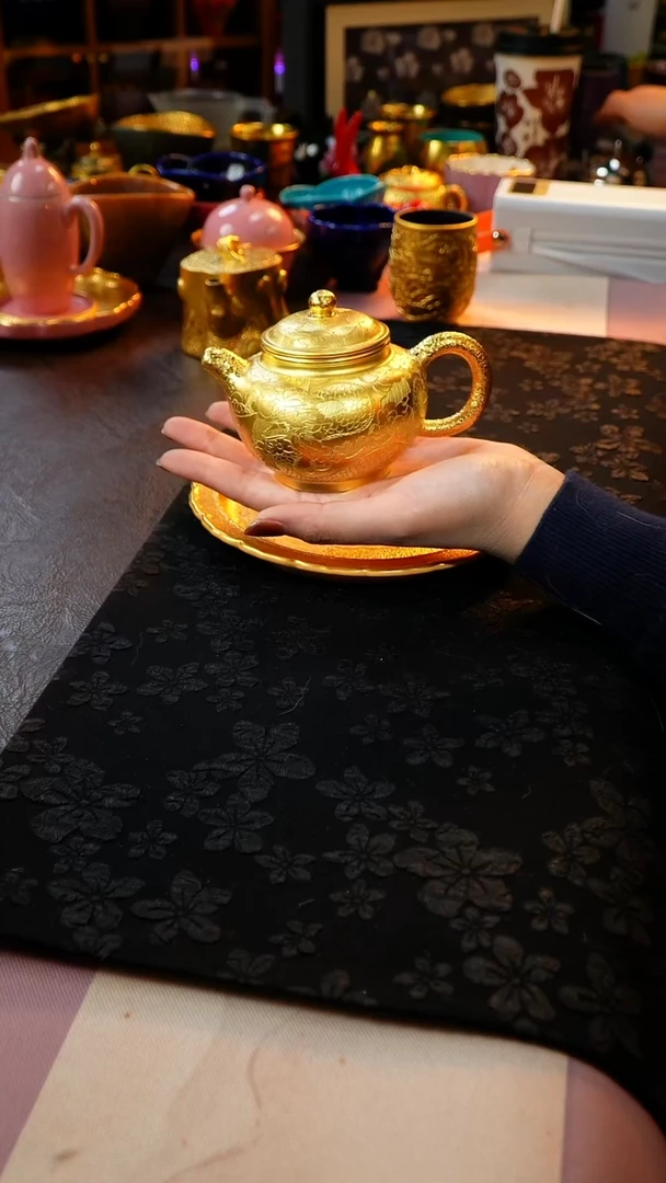 茶杯紫砂【宜景窑系列】金壶