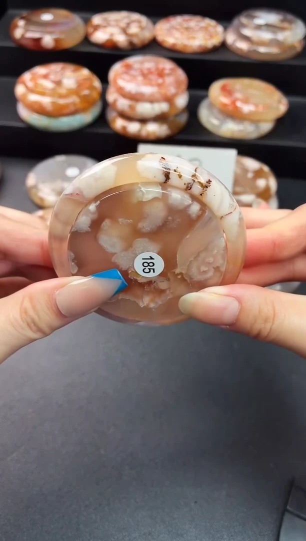 手镯玛瑙/玉髓未镶嵌石英质玉55圈54/55带(赠送镯心)