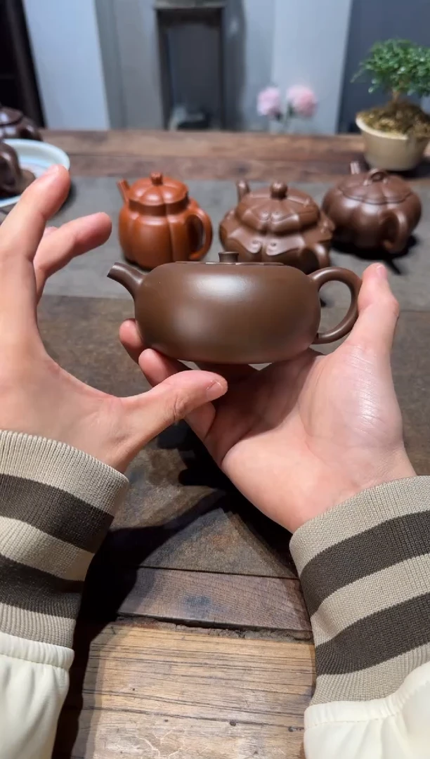 茶壶紫砂流*柿柿如意