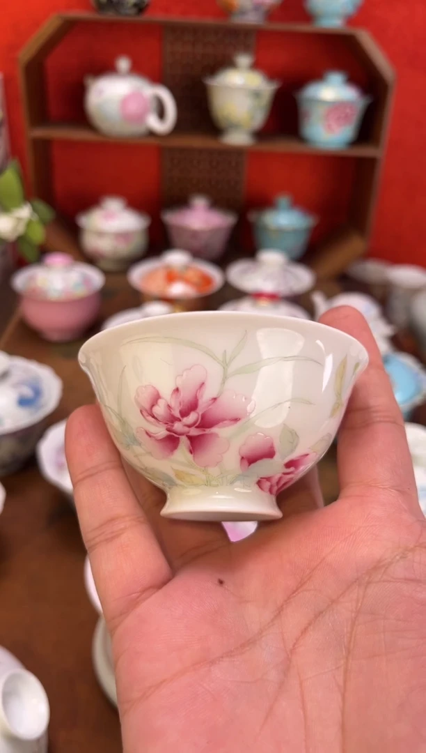 景德镇纯手绘陶瓷茶具