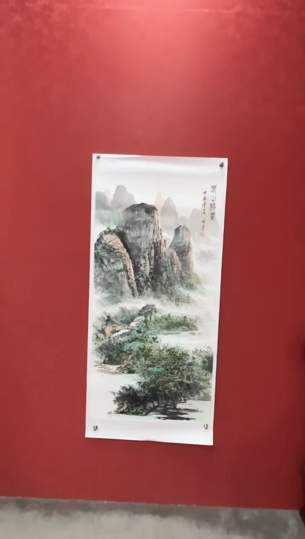 国画王秘老师国画作品-春山集萃
