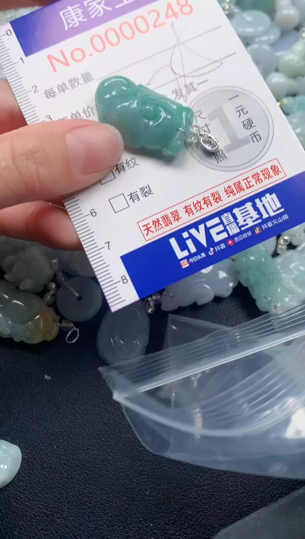 吊坠(不含链)未镶嵌翡翠248