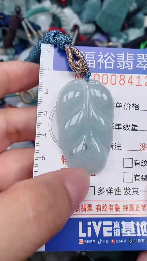 翡翠未镶嵌颈饰...0008412