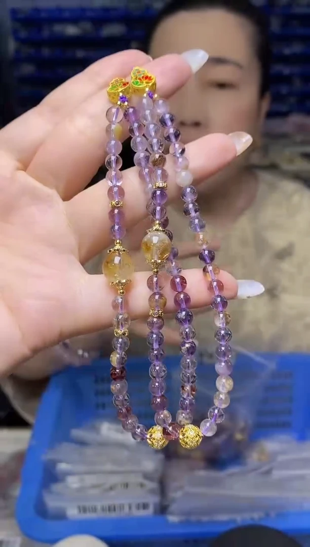 水晶手链未镶嵌 多样性发货发其一