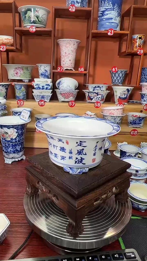 【闪购商品】景德镇墨奈手绘内口高左右