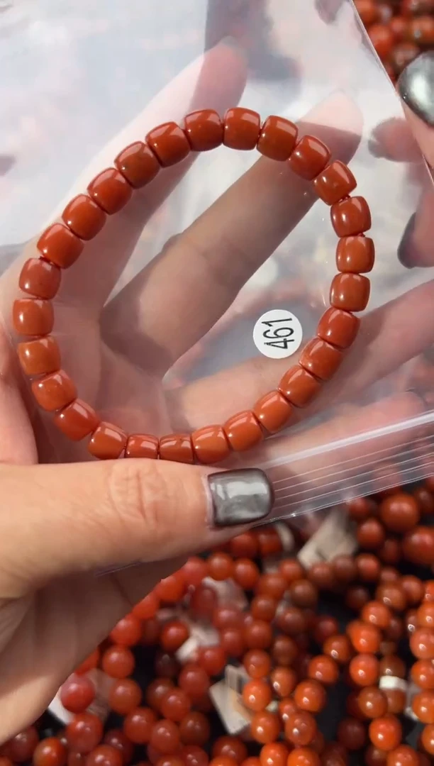 未镶嵌手串南红玛瑙7+