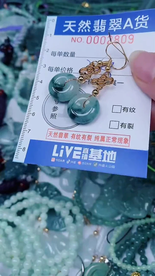 翡翠未镶嵌颈饰00002809