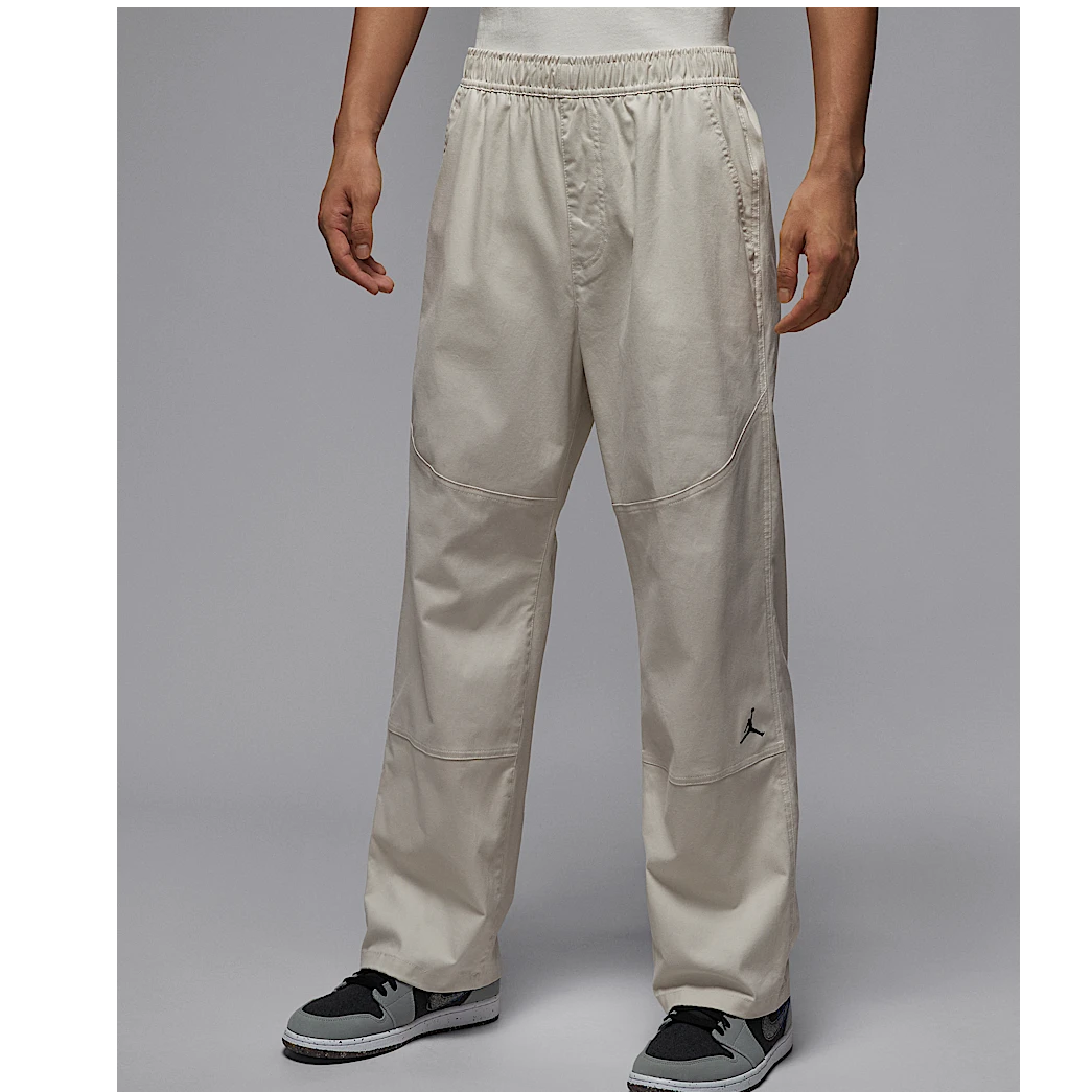 NIKE/耐克乔丹男子米白色户外梭织运动长裤HF9330-104