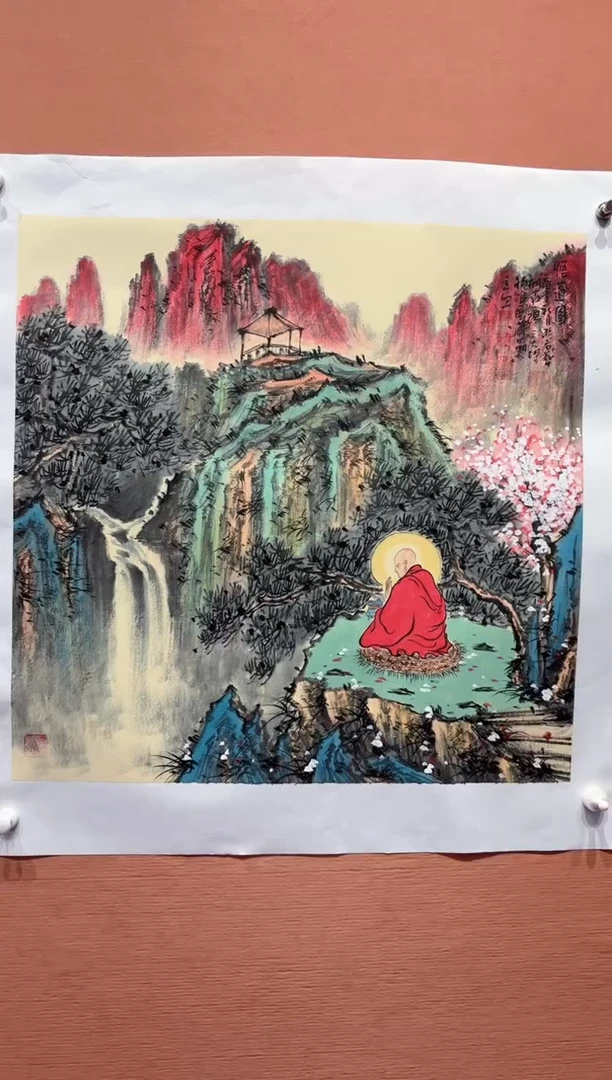 国画师立照老师国画作品