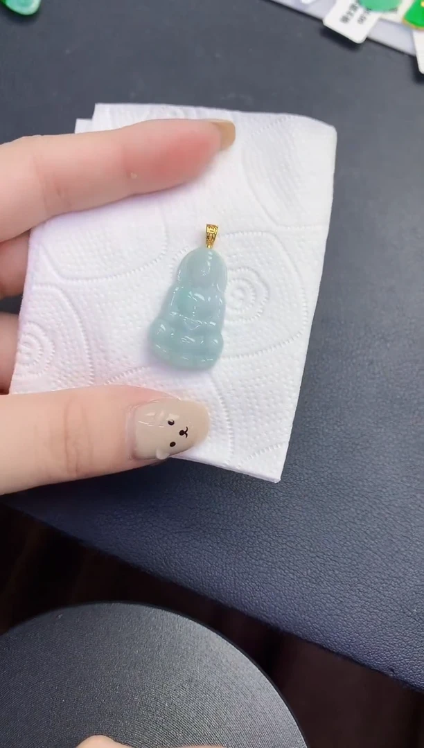 颈饰未镶嵌翡翠缅甸天然翡翠A货