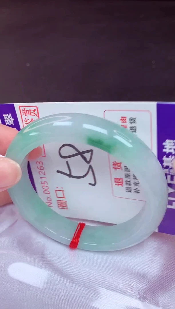未镶嵌手镯翡翠58（48小时鉴赏期 ）