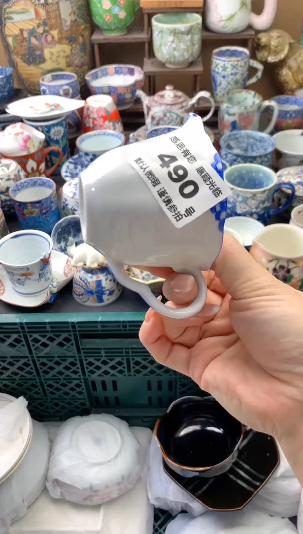 瓷片雨*悠490号九姑娘工艺品瓷器