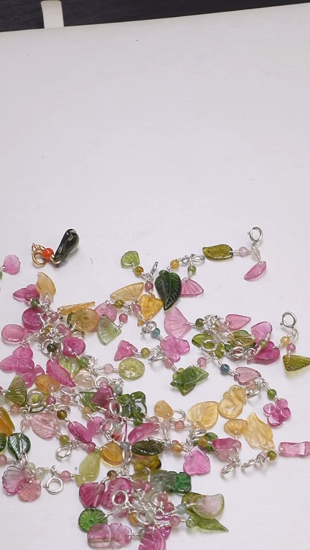 未镶嵌吊坠(不含链)碧玺碧玺滴流/个-多样性发其一