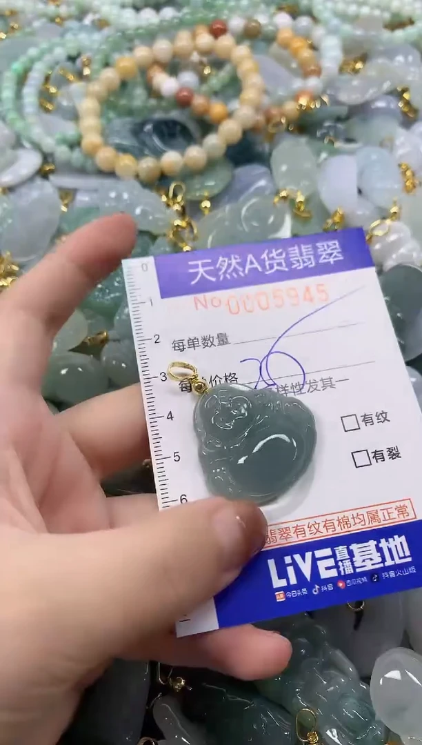 颈饰未镶嵌翡翠天然A货翡翠