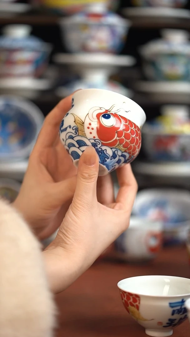 瓷片昨明大肚杯（福利价格）