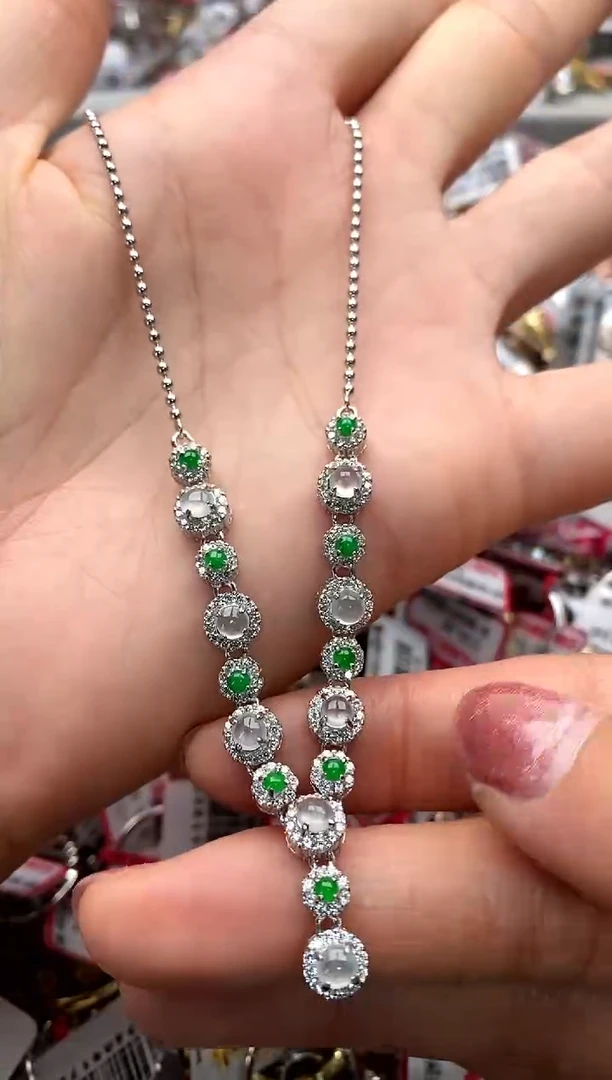 【闪购商品】翡翠戒指银S925镶嵌44444444   7