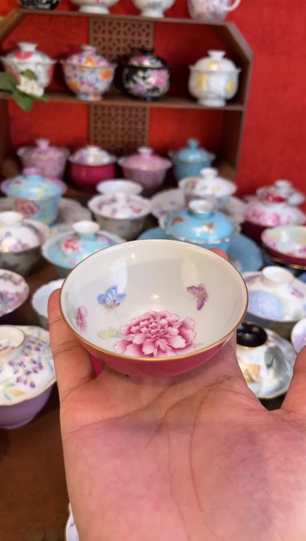 景德镇纯手绘陶瓷茶具