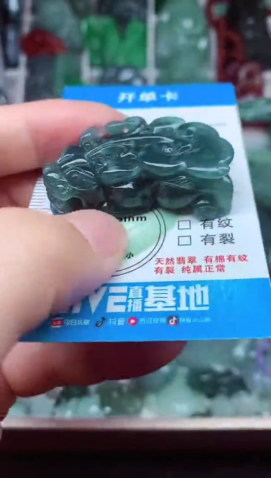 颈饰未镶嵌翡翠天然缅甸翡翠A货吊坠