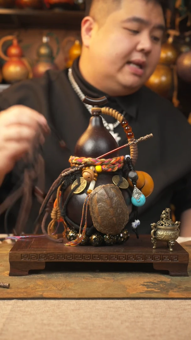 【闪购商品】273大漆葫芦一物一拍记葫堂出品