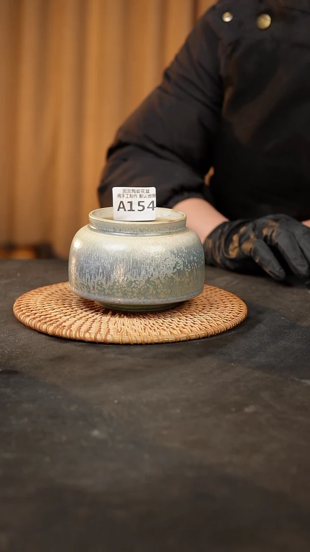 【闪购商品】瓷片154 泥泥手工花盆口高