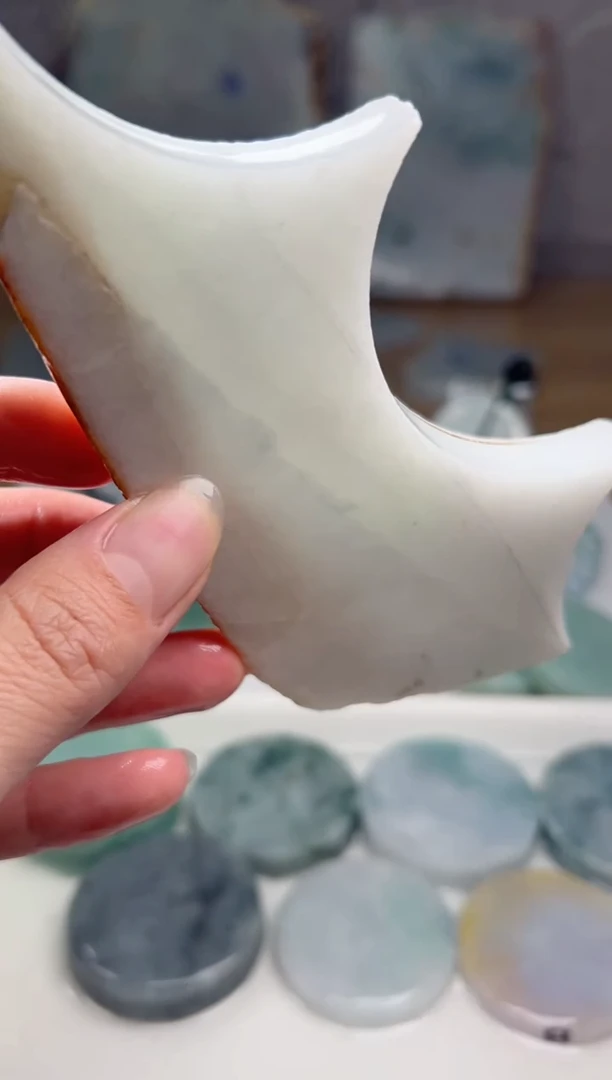 裸石翡翠天然翡翠A货石 南 006