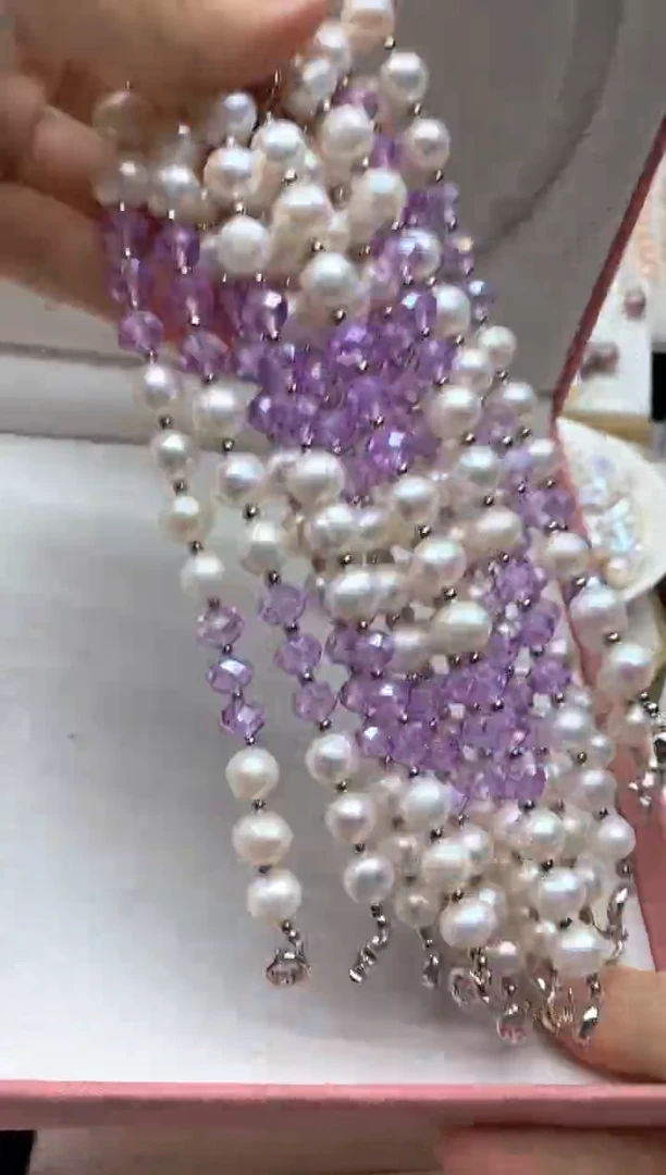 淡水珍珠手绳合金多样性发其一