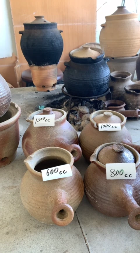 【闪购商品】泥塑侧把烤茶罐1300+800