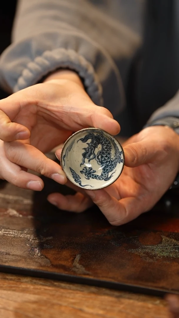 【闪购商品】【有茶器】侘隐紫砂粉引云龙杯