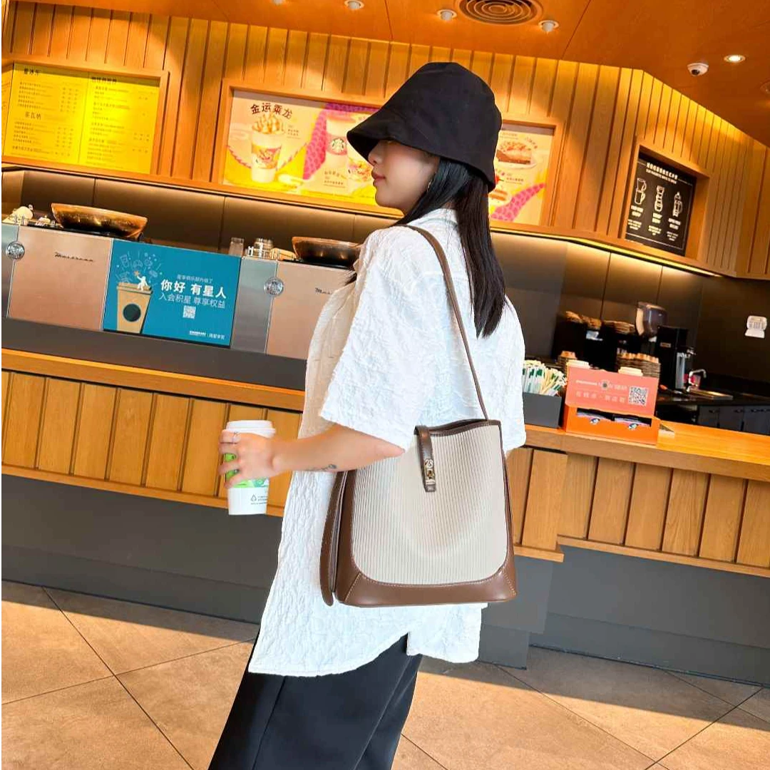 【Show Mi】SKL-S010-杏色-轻奢小众时尚百搭女士包