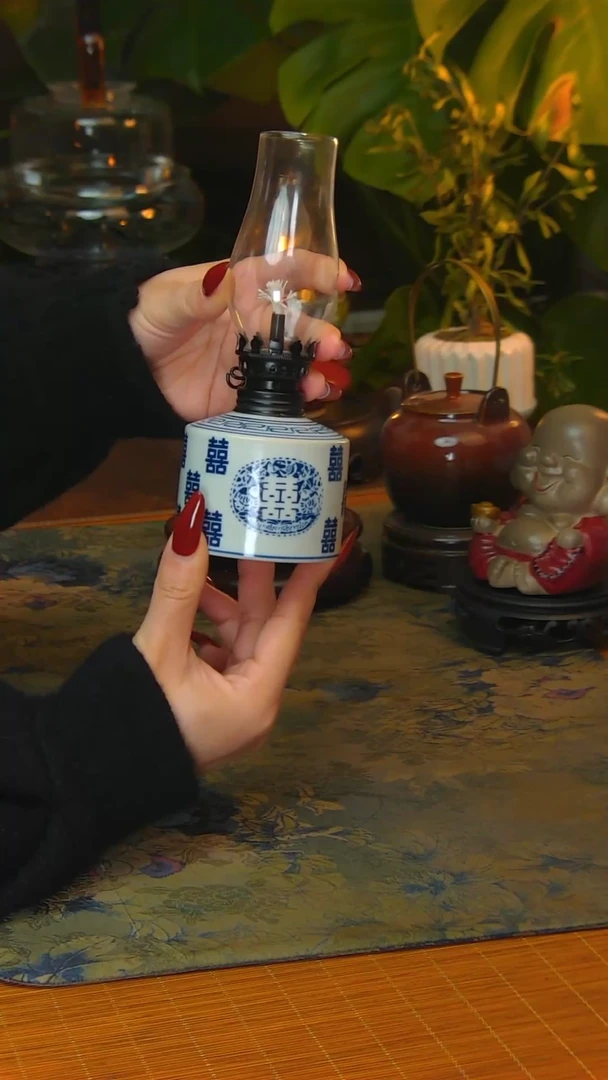 【闪购商品】景德镇陶瓷灯摆件