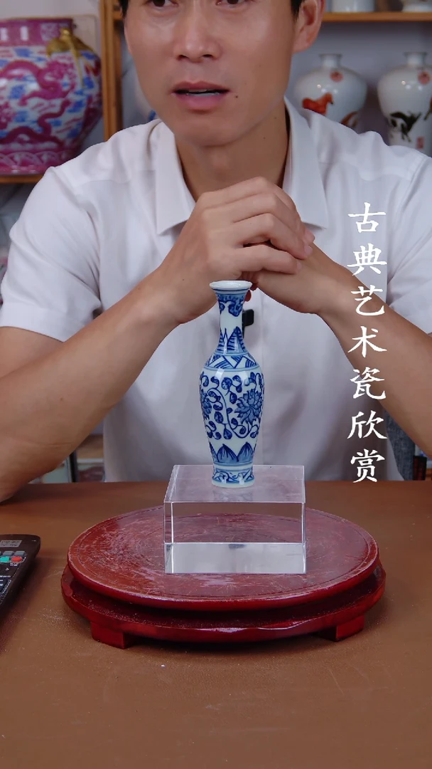 瓶景德镇手工手绘陶瓷摆件10