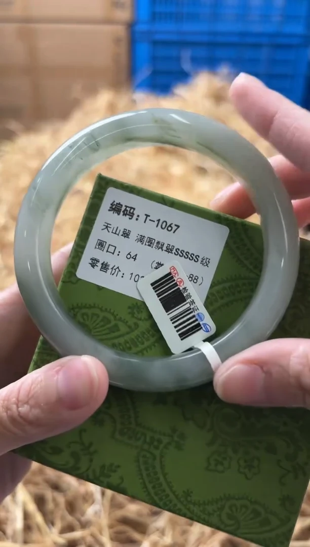 未镶嵌手镯石英质玉T-1067