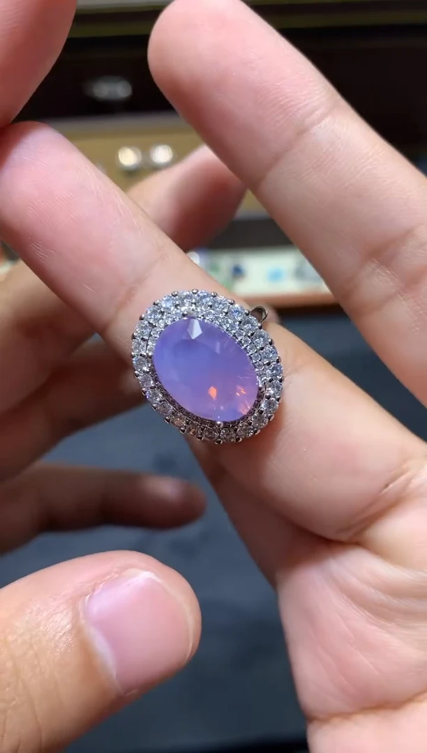 未镶嵌戒指水晶Y82紫玉晶