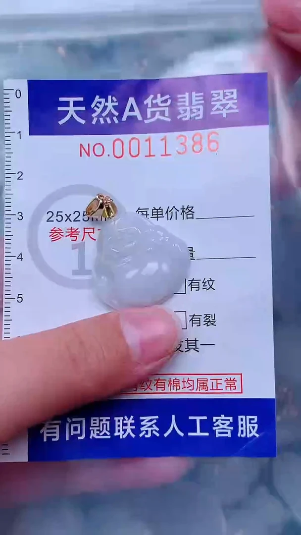 吊坠(不含链)未镶嵌翡翠1