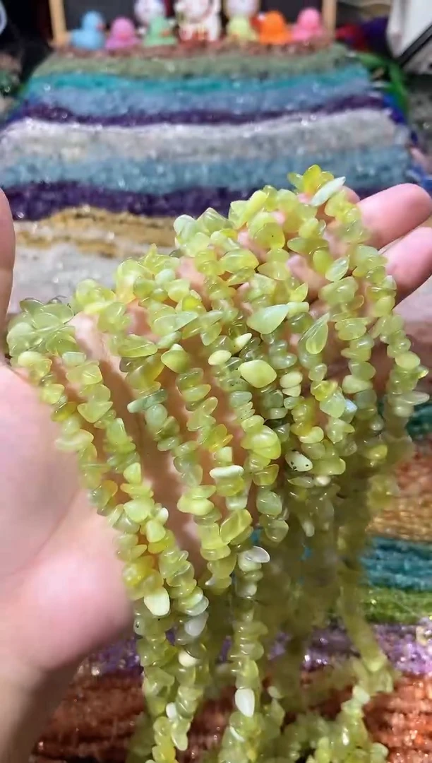 水晶珠宝半成品未镶嵌青提