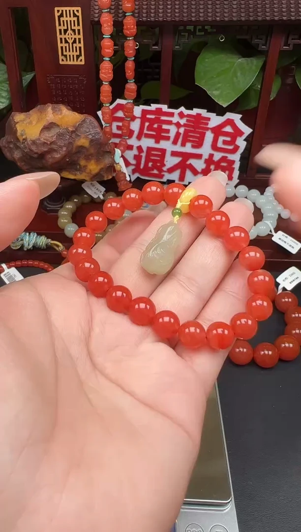 未镶嵌手串南红玛瑙手串多样性发其一