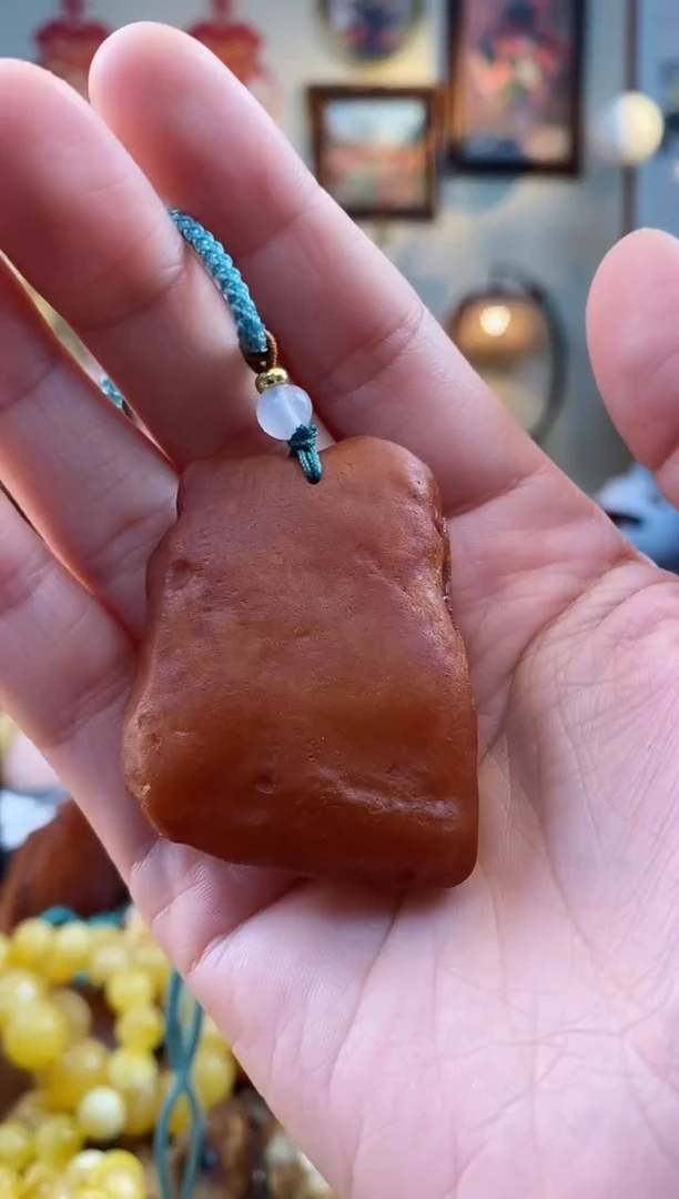 【闪购商品】琥珀颈饰未镶嵌吊坠
