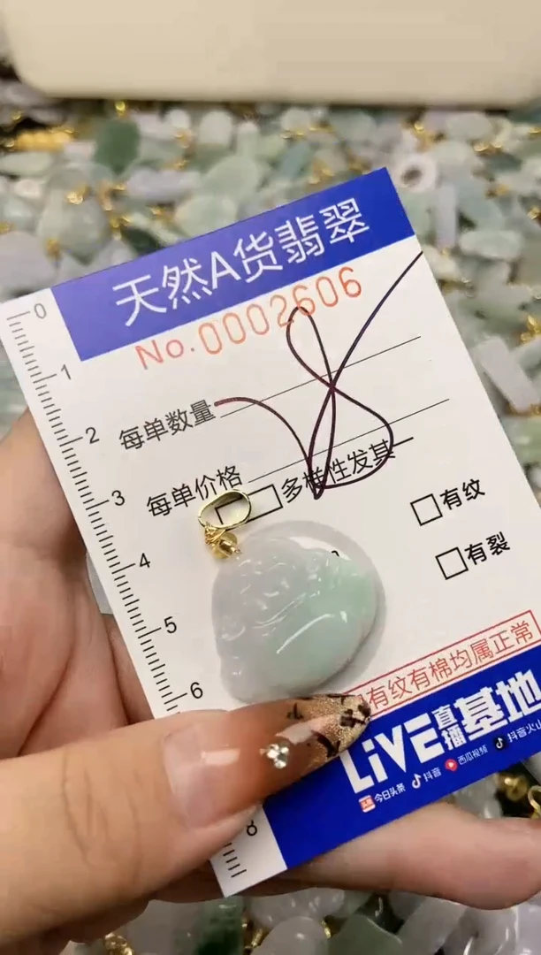 【闪购商品】翡翠颈饰未镶嵌天然A货翡翠