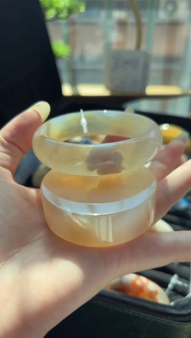 未镶嵌手镯石英质玉C251(56圈赠送镯心)