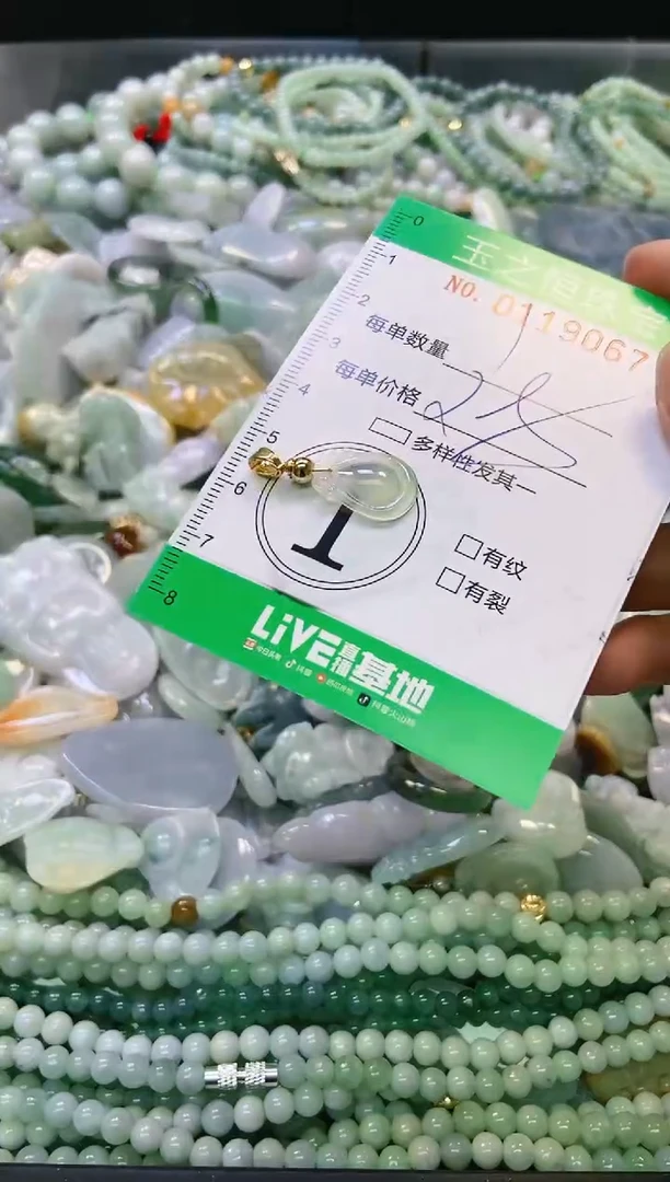 翡翠未镶嵌颈饰闪购0119067