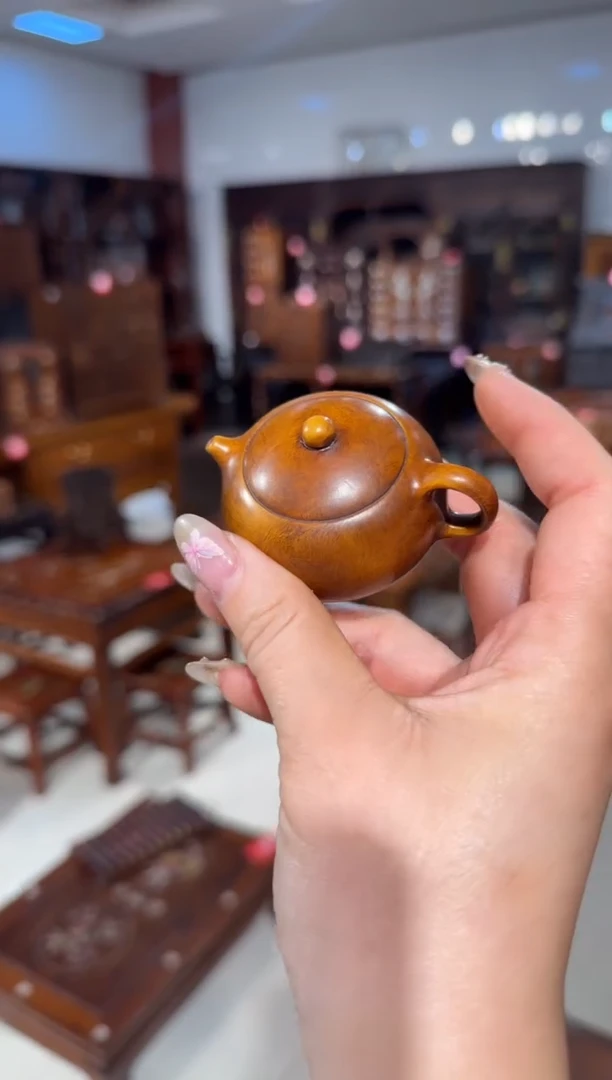 【闪购商品】木木艺黄杨木素面把把壶68.888