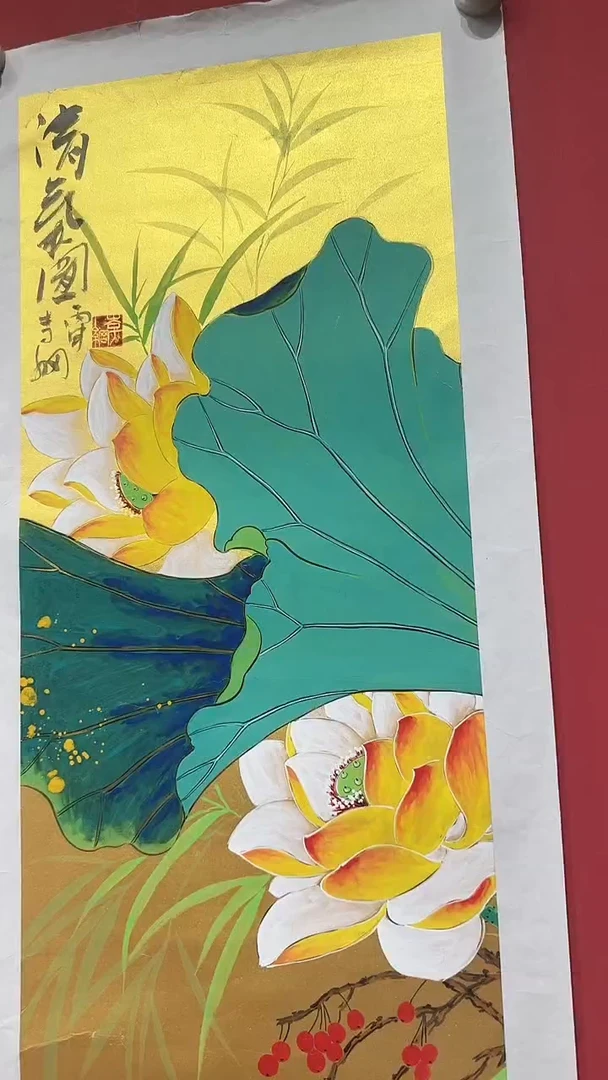国画LG-4平尺-国画作品