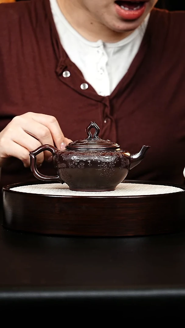 茶壶紫砂宫灯壶