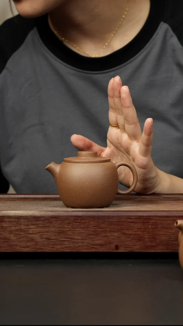 紫砂茶壶老段炮嘴巨轮